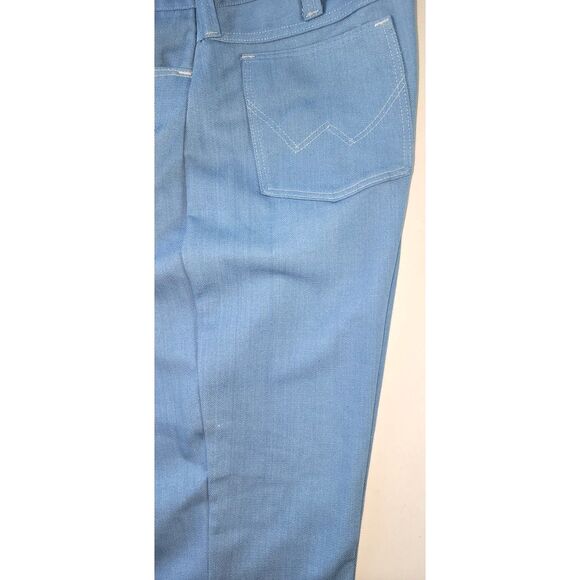 Vintage 70's Wrangler Men's Light Blue Denim Jeans Size 38 x 30 - Picture 10 of 10